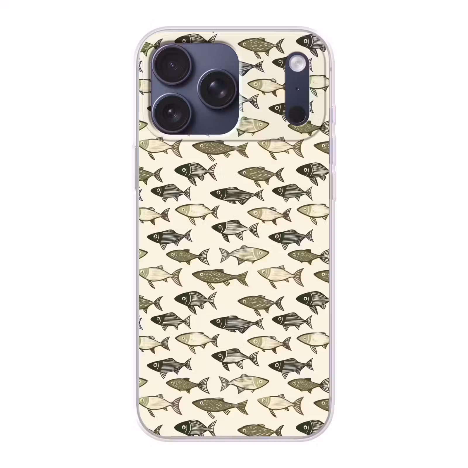 Telefoonhoesje Softcase - Vissen - Klassiek - Groen — 1