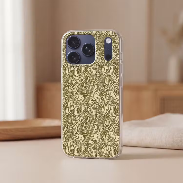 Telefoonhoesje Softcase - Abstract - Marmer - Groen — 3