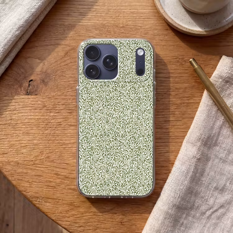 Telefoonhoesje Softcase - Botanisch - Takken - Groen — 2