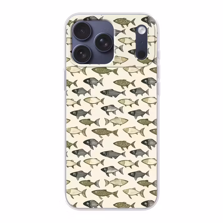 Telefoonhoesje Softcase - Vissen - Klassiek - Groen — 1