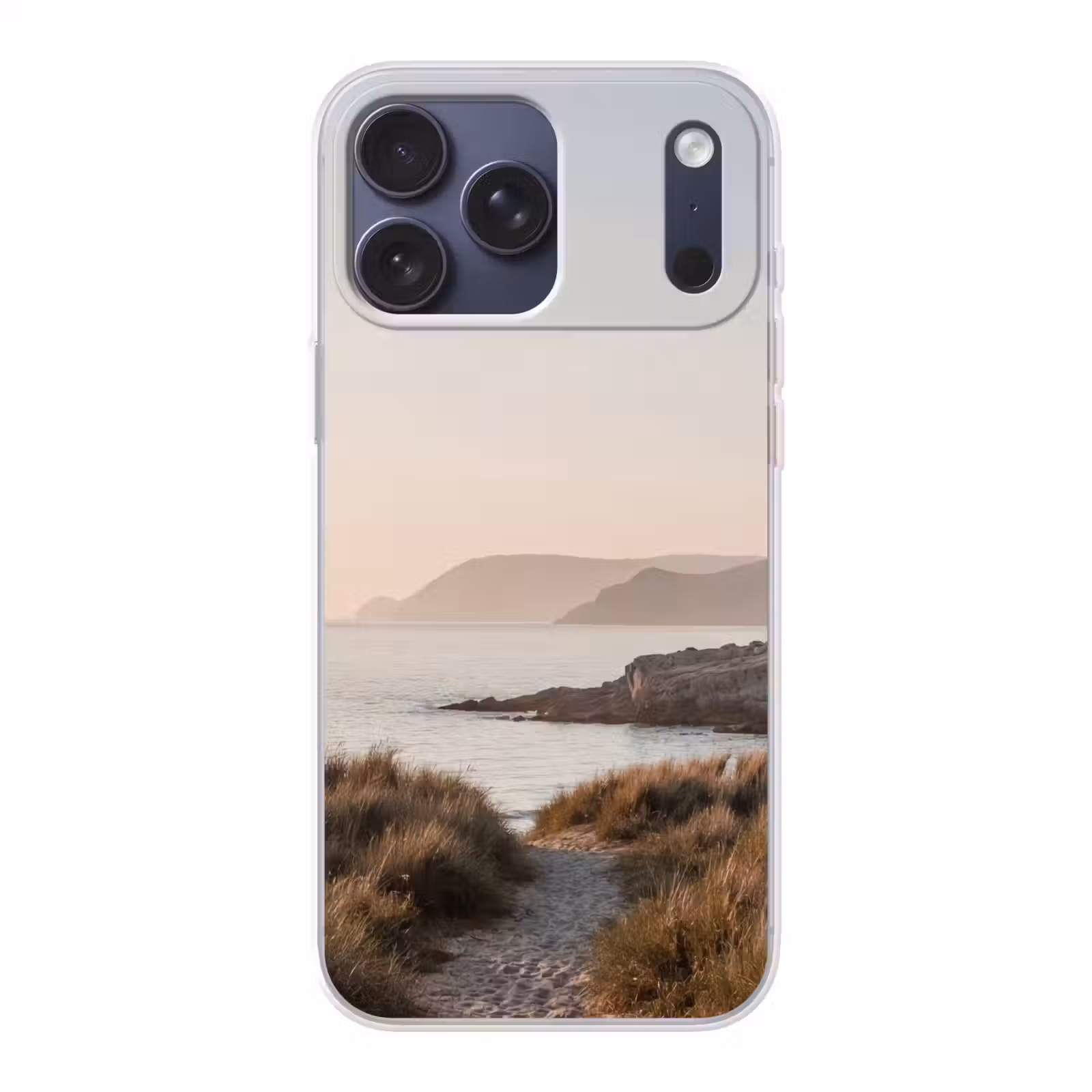 Telefoonhoesje Softcase - Landschap - Kust - Duinen — 1