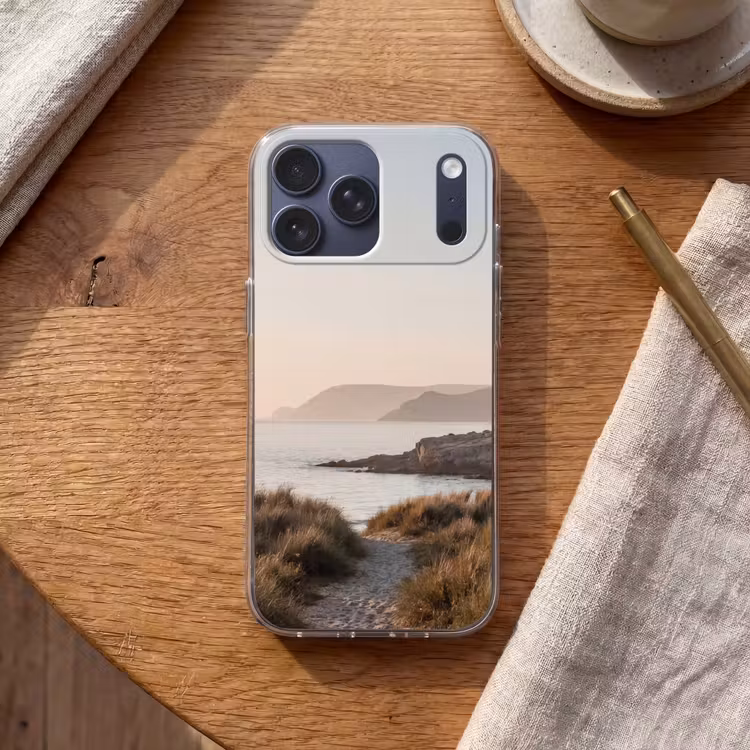 Telefoonhoesje Softcase - Landschap - Kust - Duinen — 2
