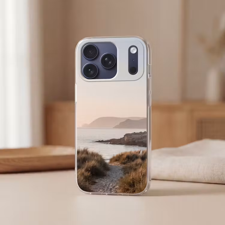 Telefoonhoesje Softcase - Landschap - Kust - Duinen — 3