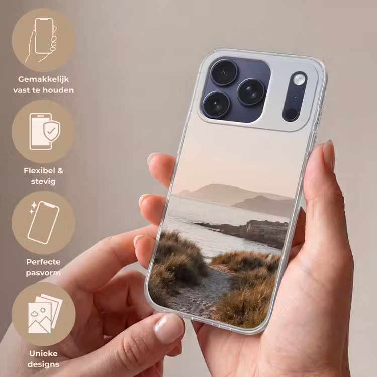 Telefoonhoesje Softcase - Landschap - Kust - Duinen — 4