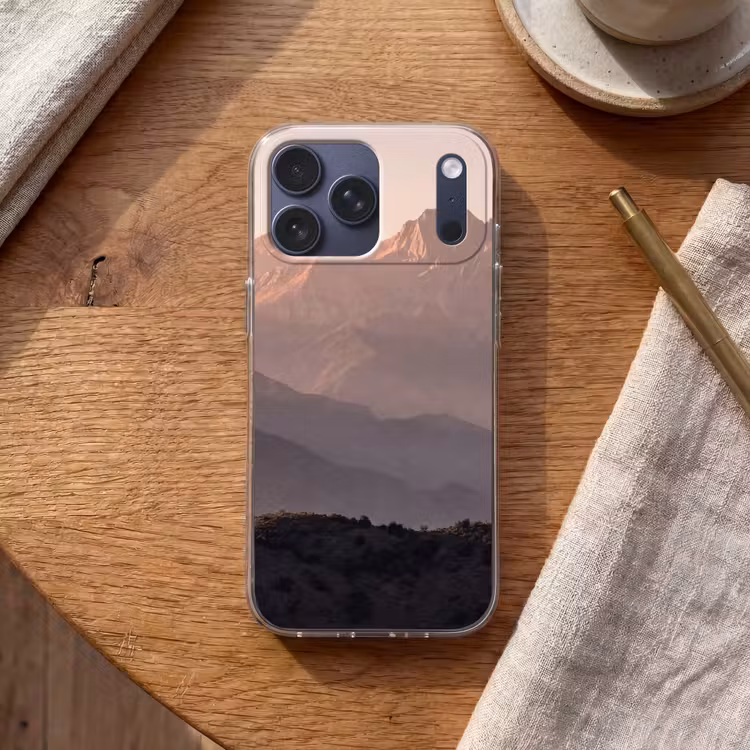 Telefoonhoesje Softcase - Panorama - Landschap - Bergen — 2