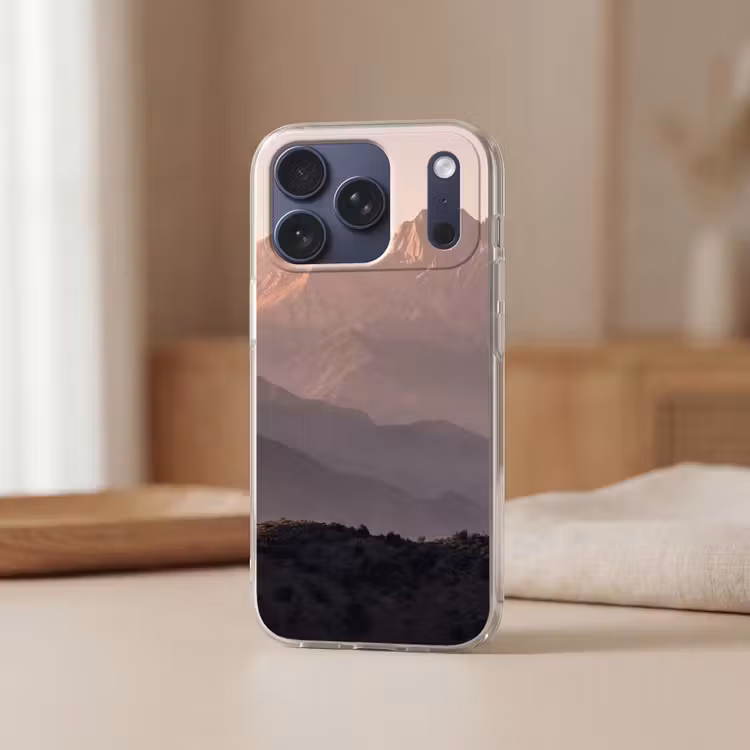 Telefoonhoesje Softcase - Panorama - Landschap - Bergen — 3