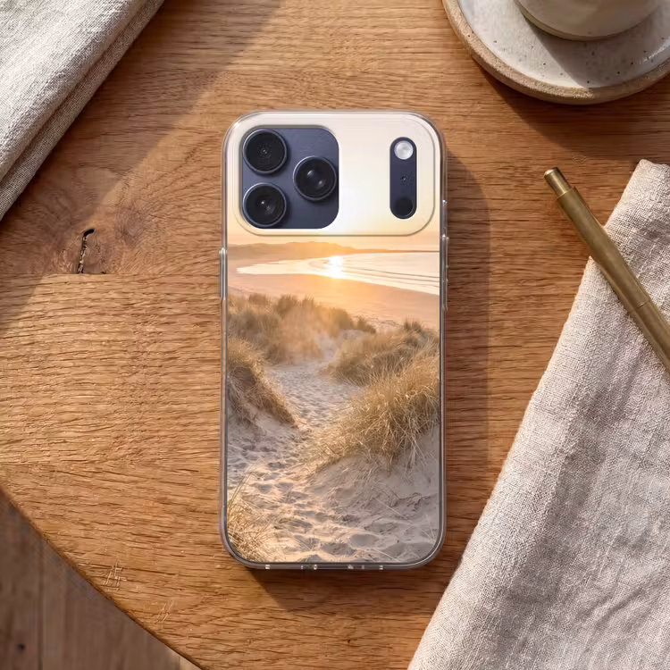 Telefoonhoesje Softcase - Duinen - Strand - Zee — 2