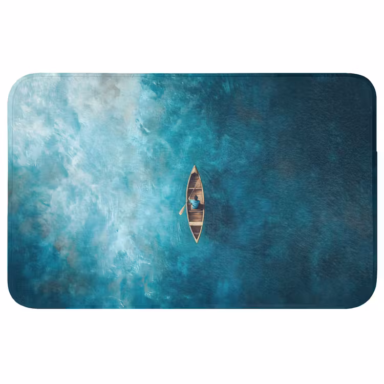 Badmat - Bootje - Water - Blauw — 1