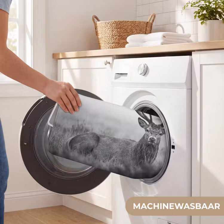 Badmat - Hert - Mistig - Zwart - Wit — 7