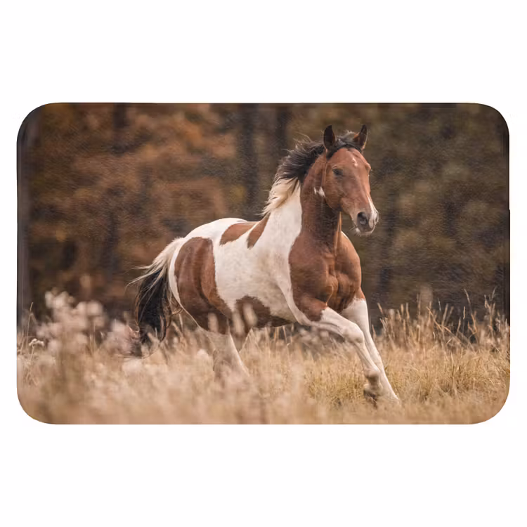 Badmat - Paard - Bruin - Gras — 1