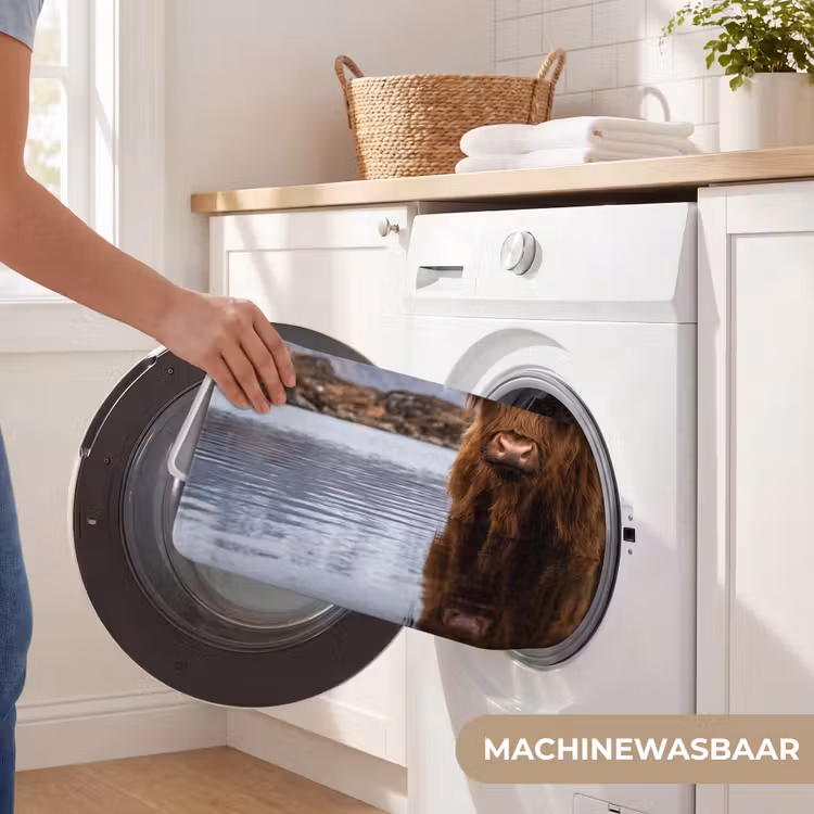 Badmat - Schotse hooglander - Bruin - Water — 7