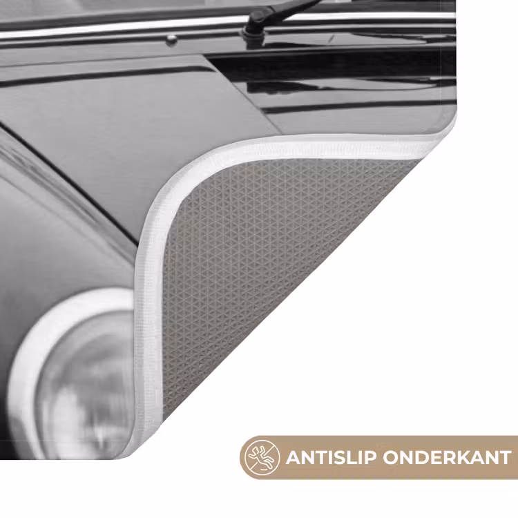 Badmat - Paard - Auto - Zwart - Wit — 3