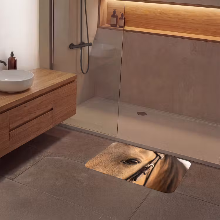 Badmat - Pferd - Auge - Braun — 6