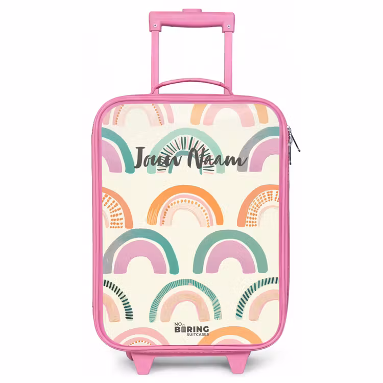 Kinderkoffer - Roze - Regenbogen — 1