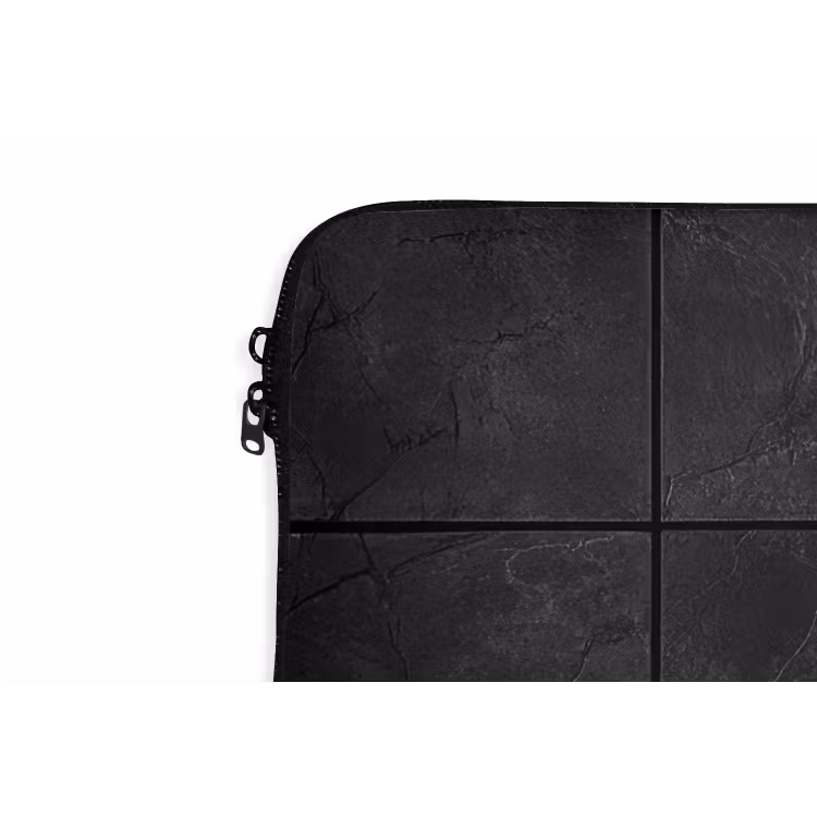Laptophoes - Zwart - Tegels — 5