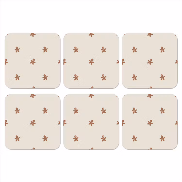 Onderzetter​ - Patroon - Koekjes - Beige