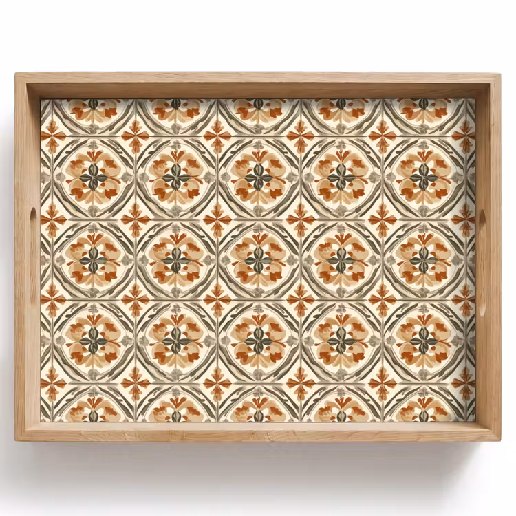 Dienblad - Elegant - Antiek - Kleurrijk — 1