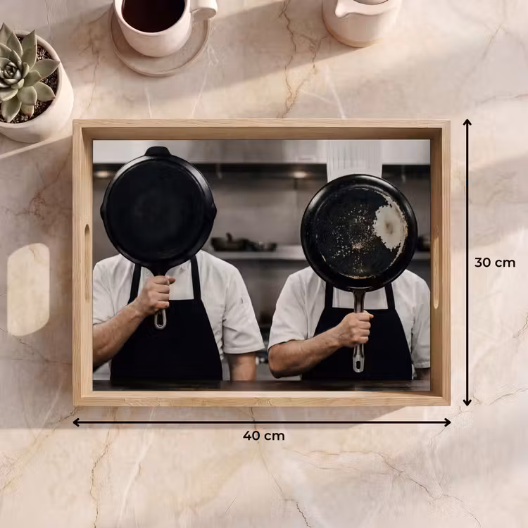 Dienblad - Koks - Koekenpannen - Keuken — 9