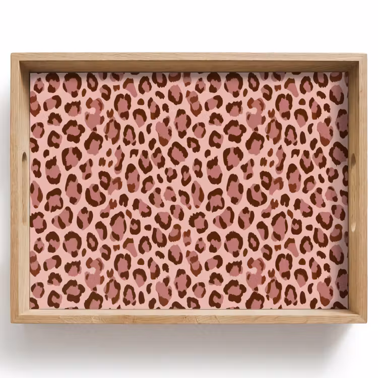 Dienblad - Luipaard - Patroon - Roze