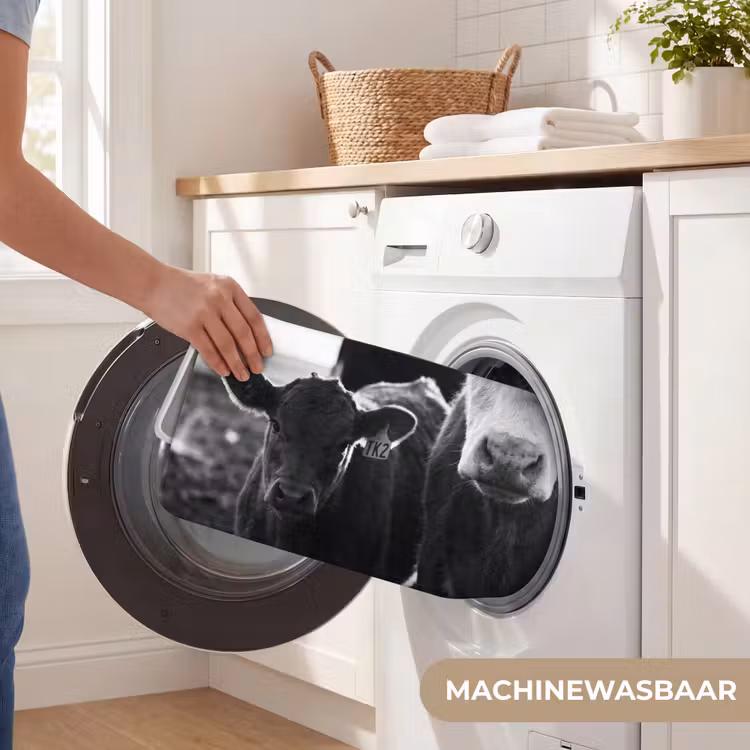 Wc Mat - Koeien - Zwart - Wit — 5