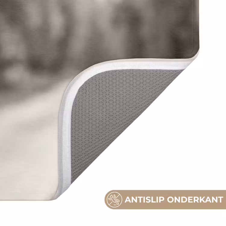 Wc Mat - Eland - Auto - Gewei - Zwart - Wit — 3