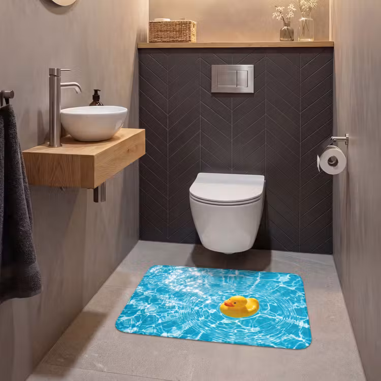 Wc Mat - Badeend - Dobberen - Blauw — 2