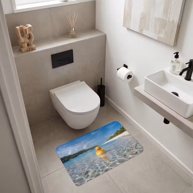 Wc Mat - Tropisch - Badeend - geel — 6
