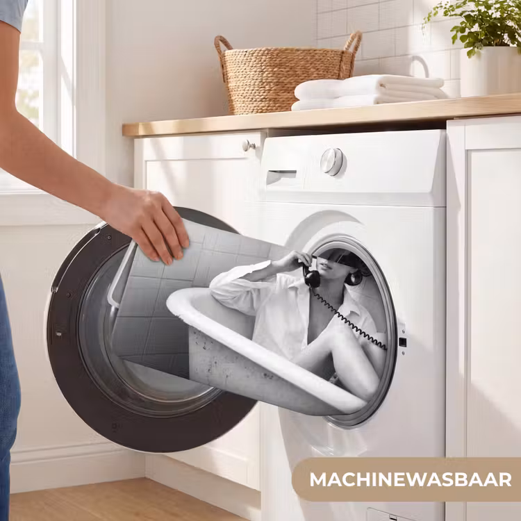Wc Mat - Bad - Vrouw - Zwart - Wit — 5