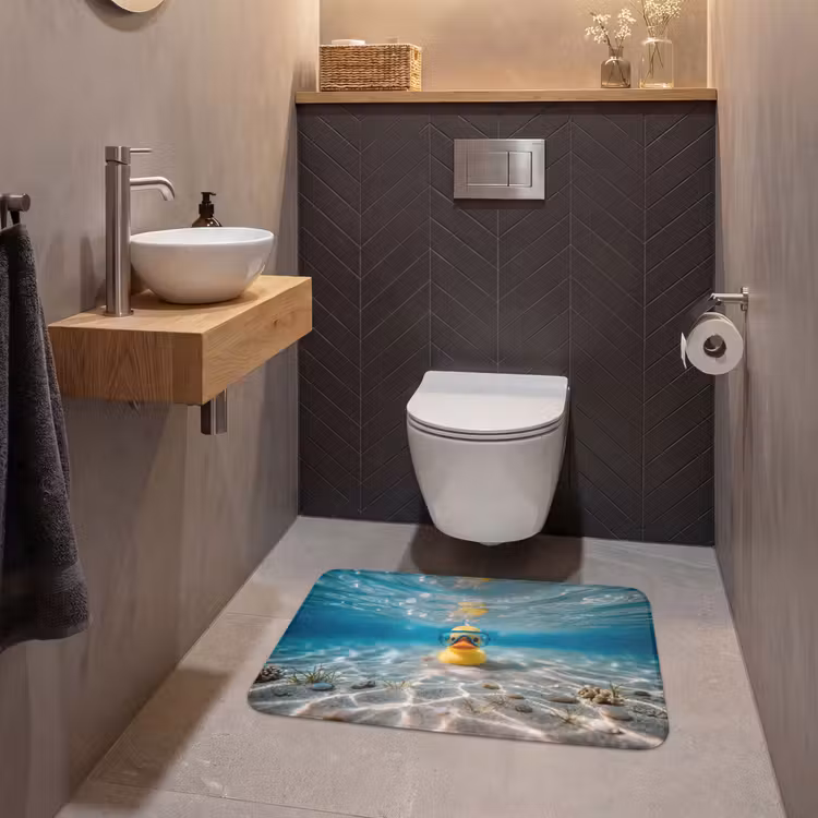 Wc Mat - Duikbril - Eend - Water — 2