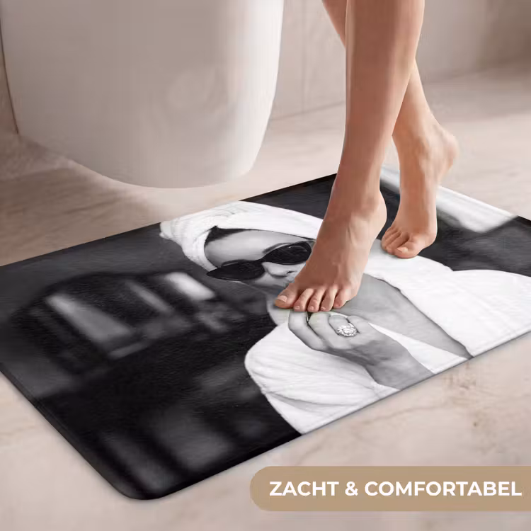 Wc Mat - Zonnebril - Vrouw - Zwart - Wit — 7