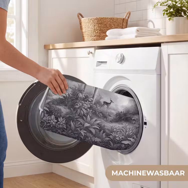 Wc Mat - Bos - Hert - Zwart - Wit — 5