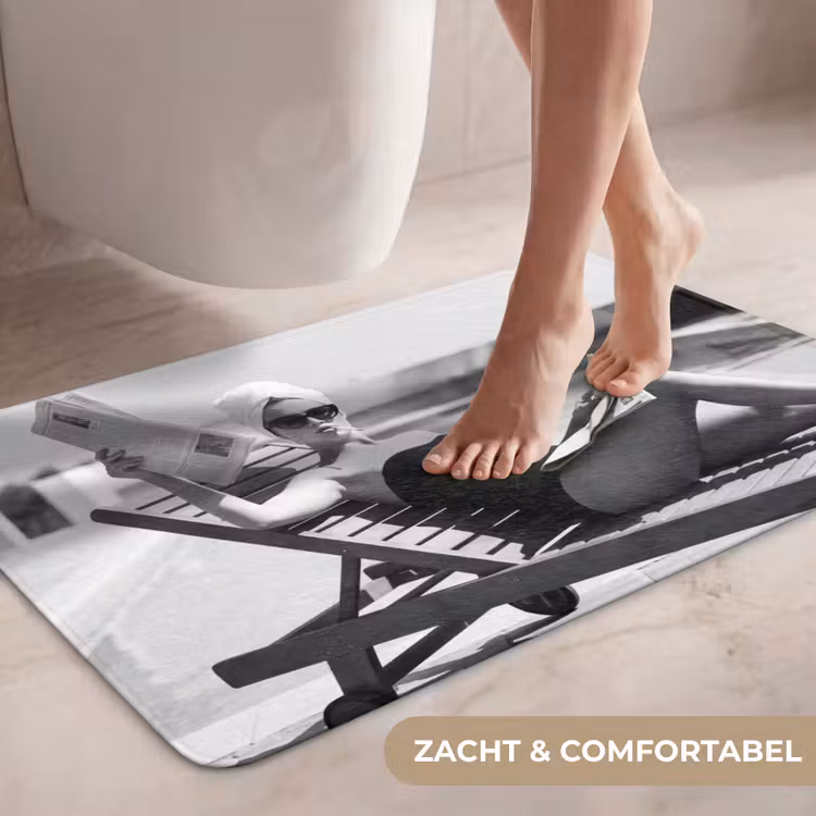 Wc Mat - Glamour - Modern - Zwart - Wit — 7