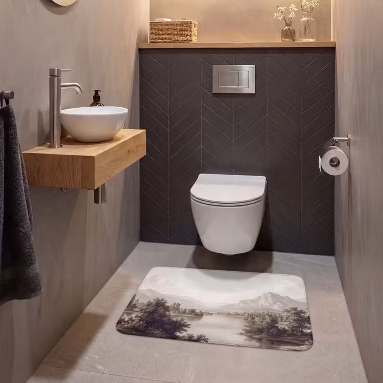 Wc Mat - Klassiek - Landschap - Sereen — 2