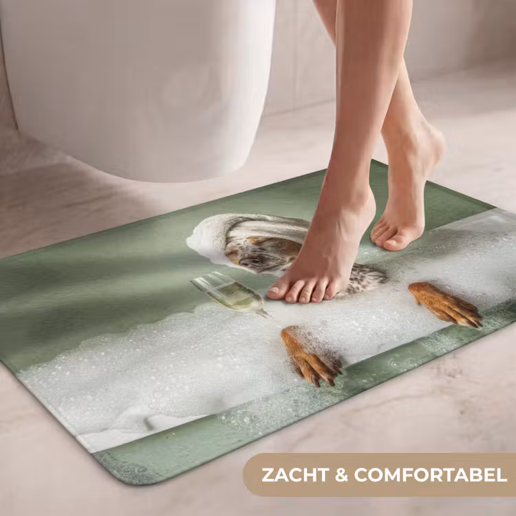 Wc Mat - Hond - Bad - Champagne - Handdoek — 7