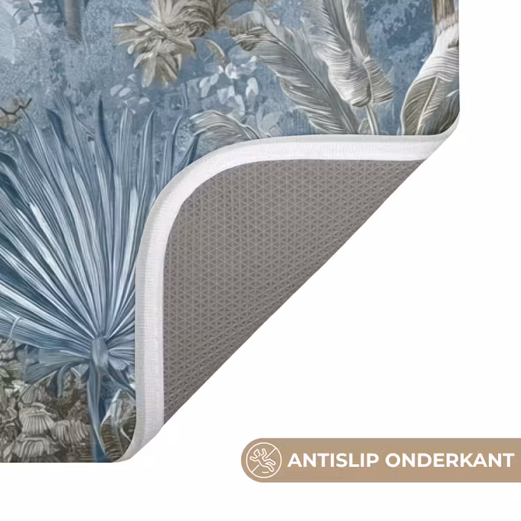Wc Mat - Jungle - Modern - Blauw - Groen — 3