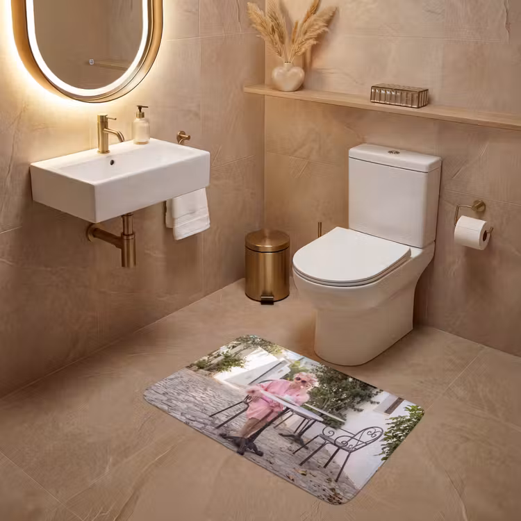 Wc Mat - Ochtendjas - Krulspelden - Roze — 4