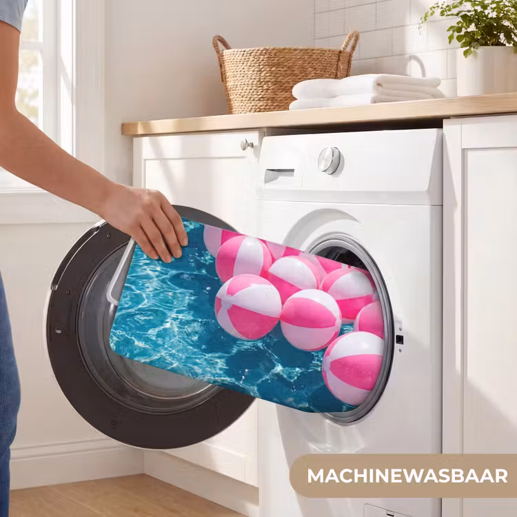 Wc Mat - Strandballen - Roze - Water — 5