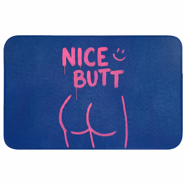 Wc Mat - Brutaal - Grappig - Blauw — 1