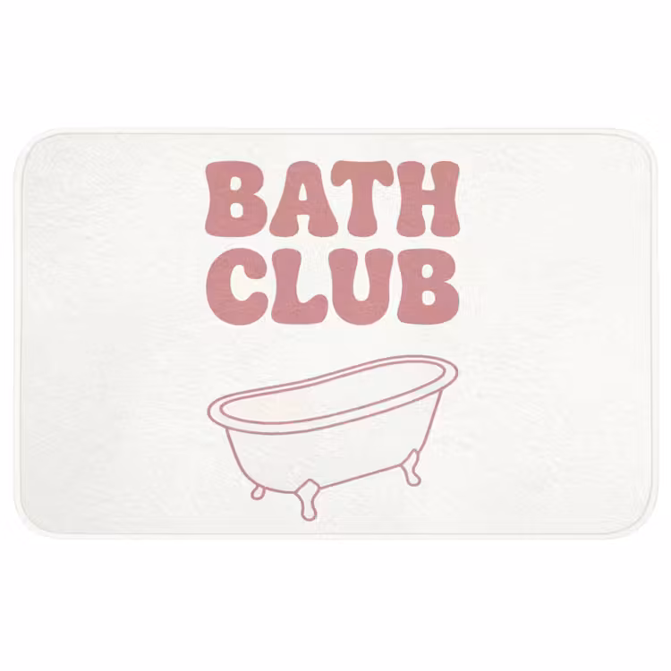 Wc Mat - Retro - Bad - Roze — 1