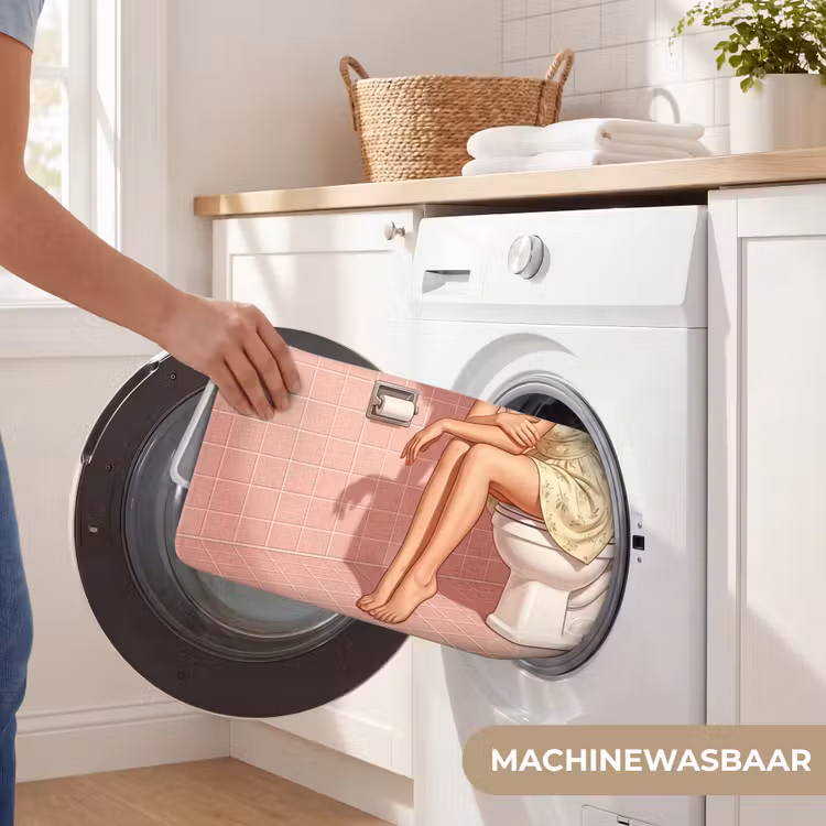Wc Mat - Roze - Retro - Vrouw — 5
