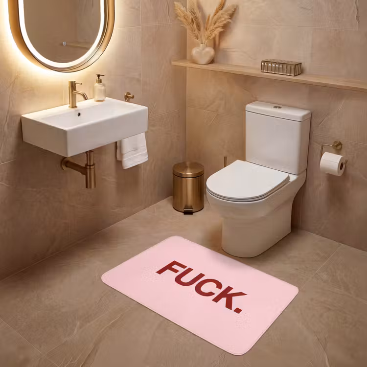 Wc Mat - Statement - Krachtig - Roze — 4