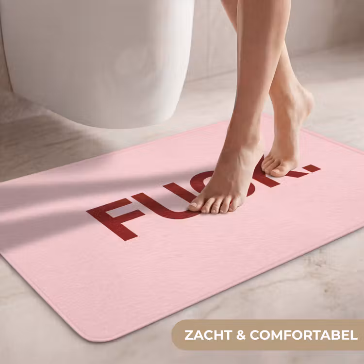 Wc Mat - Statement - Krachtig - Roze — 7