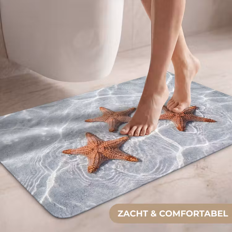 Wc Mat - Zeesterren - Water - Helder — 7