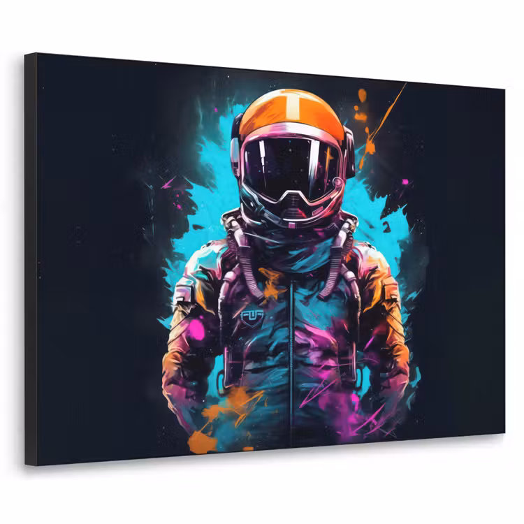 Art Frame - Astronaut - Neon - Gaming - Ruimte — 1