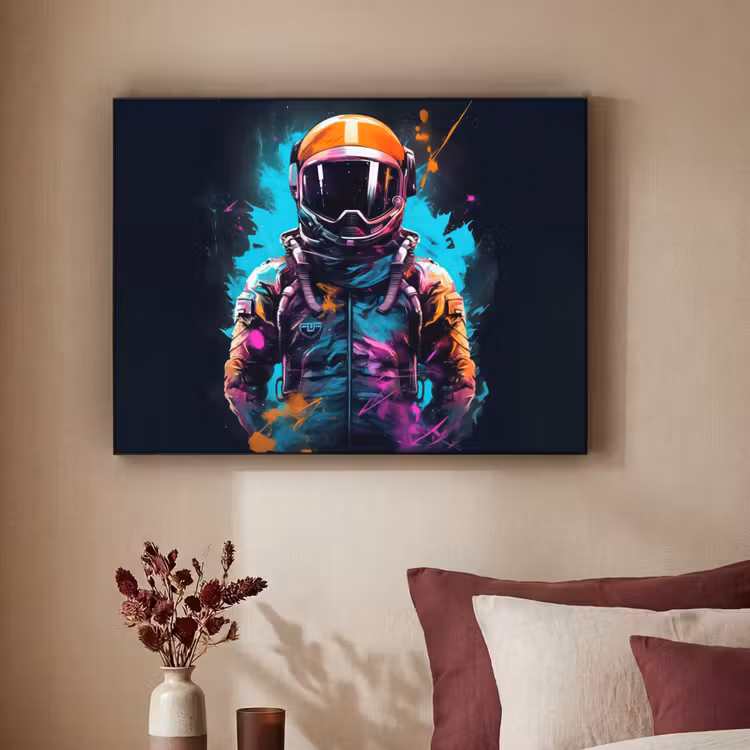 Art Frame - Astronaut - Neon - Gaming - Ruimte — 3