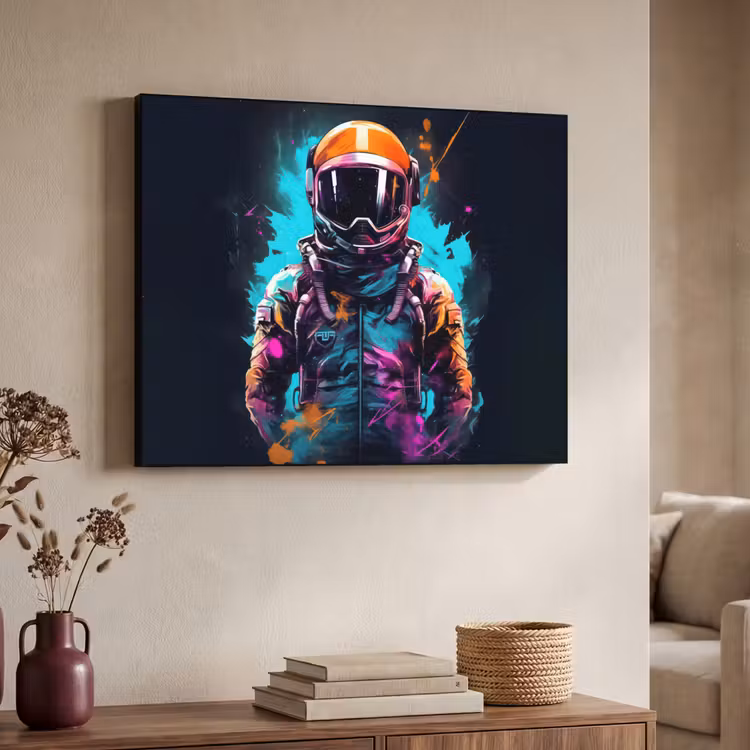Art Frame - Astronaut - Neon - Gaming - Ruimte — 7