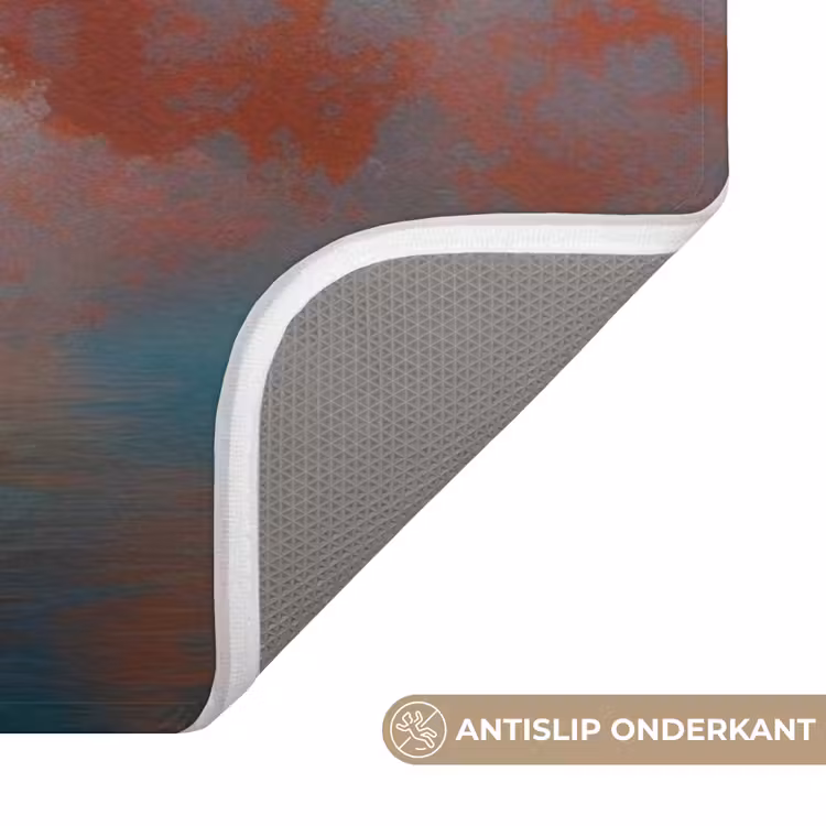 Badmat - Zee - Boot - Wolken - Oranje — 3