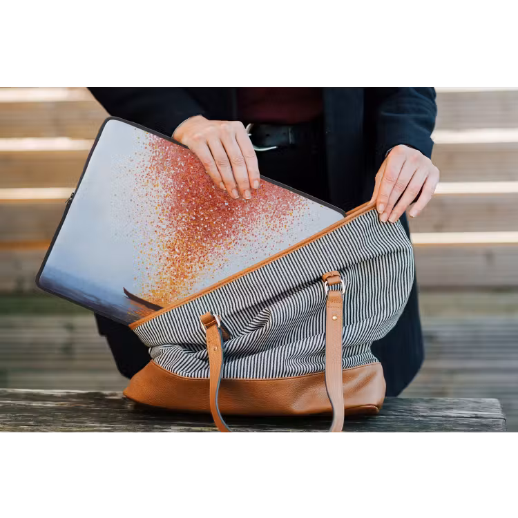 Laptophoes - Wolk - Confetti - Boot - Wateroppervlakte — 4