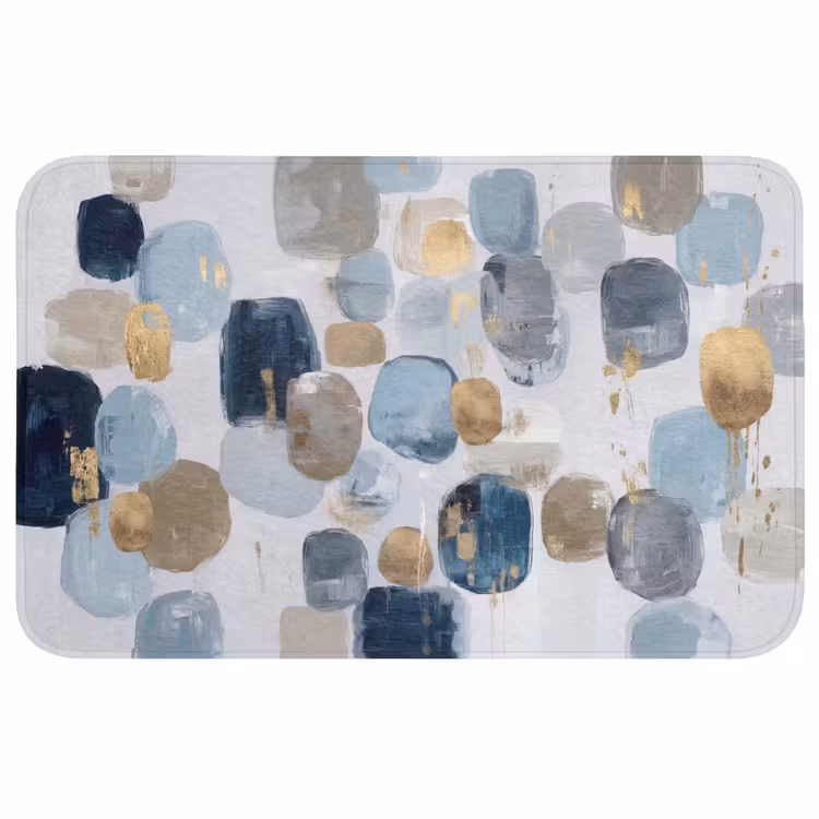 Badmat - Abstract - Goud - Vormen — 1
