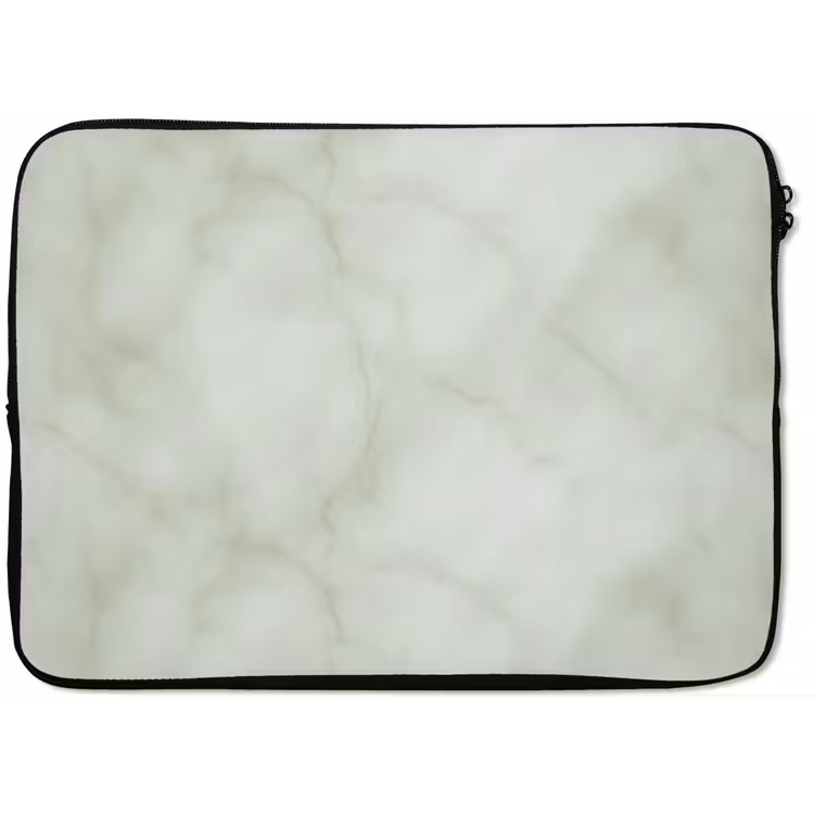 Laptophoes - Groen - Marmer - Aders — 1